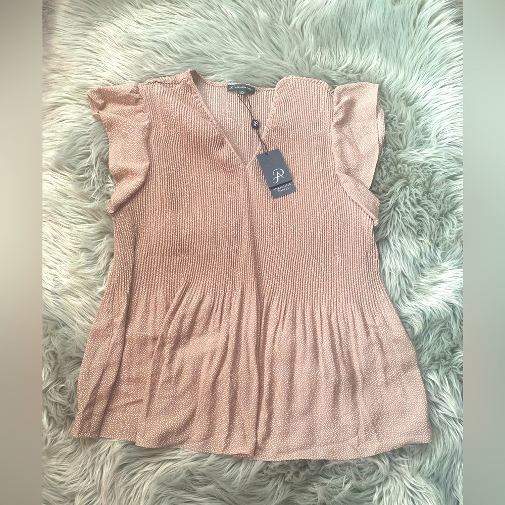 Adrianna Papell women blouse NWT